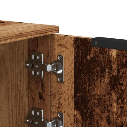 ТВ шкаф, старо дърво, 102x35x36,5 см, инженерно дърво