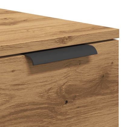 Кафе маса, дъб артизан, 50x50x36 см, инженерно дърво