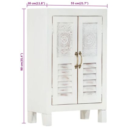 Сайдборд, 55x30x90 см, акациево дърво масив