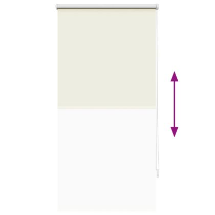Затъмняваща ролетна щора, светлокремава, 60 х 120 см