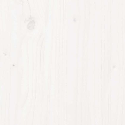 Рамка за легло без матрак, бял, 180x200 см, бор масив