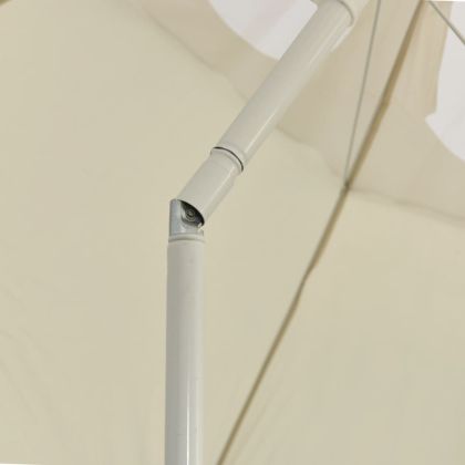 Плажен чадър, пясъчножълт, 300 см