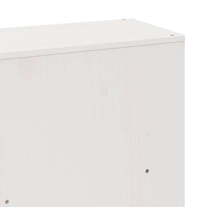 Легло с етажерка за книги, без матрак, 200x200 см, бор масив