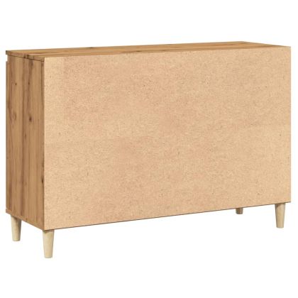 Сайдборд, дъб артизан, 102x35x70 см, инженерно дърво