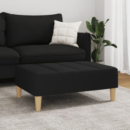 Табуретка, черна, 77x55x31 см, плат