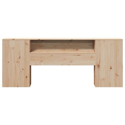 Горна табла с място за съхранение, 180 см, масивно дърво бор