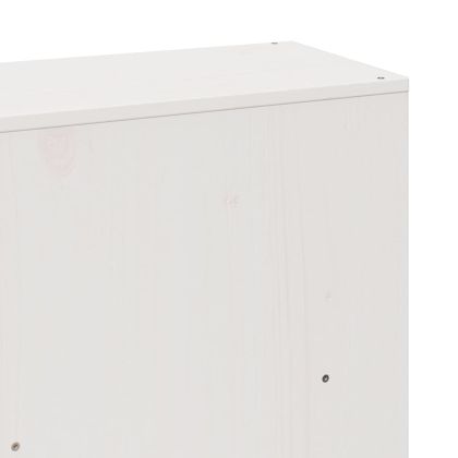 Легло с етажерка за книги, без матрак, 180x200 см, дърво масив