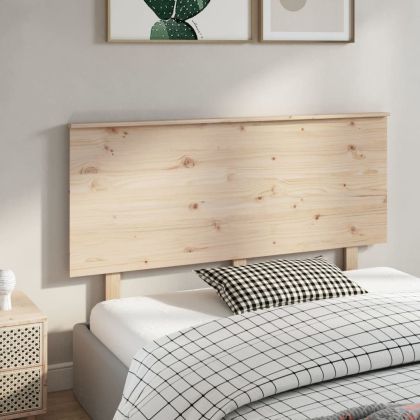 Горна табла за легло, 144x6x82,5 см, бор масив