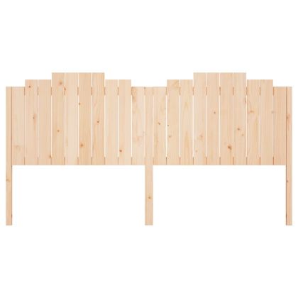 Горна табла за легло, 206x4x110 см, бор масив