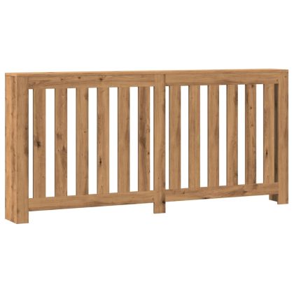 Капак за радиатор, дъб артизан, 175x20x82 см, инженерно дърво