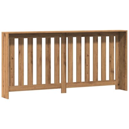 Капак за радиатор, дъб артизан, 175x20x82 см, инженерно дърво