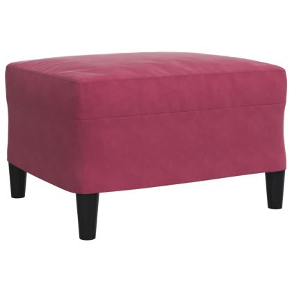 Мека мебел от 3 части с възглавници и болстери, кадифе