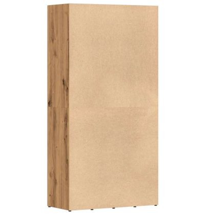 Библиотека, дъб артизан, 66x30x130 см, инженерно дърво