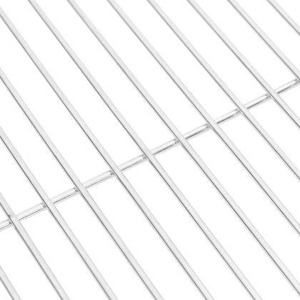 Решетка за барбекю, кръгла, Ø34,5 см, неръждаема стомана 304