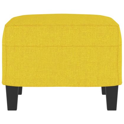 Табуретка, светложълта, 60x50x41 см, текстил