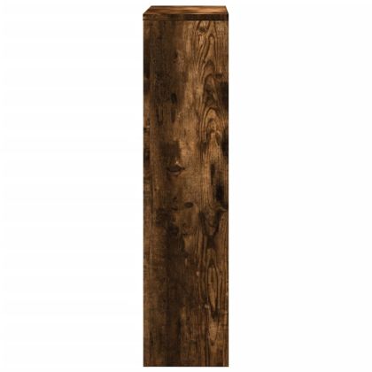 Капак за радиатор, опушен дъб, 78x20x82 см, инженерно дърво