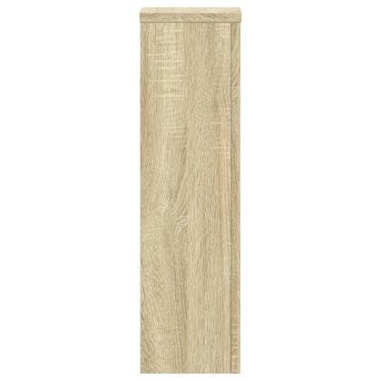 Стойки за растения 2 бр дъб сонома 17x17x60 см инженерно дърво