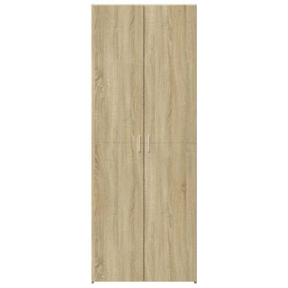 Висок шкаф, сонома дъб, 80x42,5x185 см, инженерно дърво