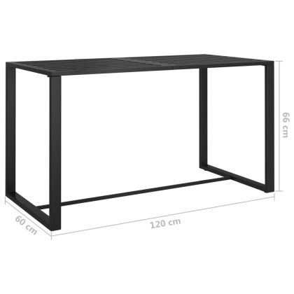 Градински комплект с възглавници, 6 части, алуминий, антрацит