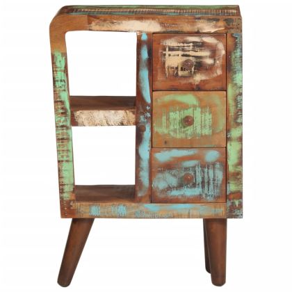 Сайдборд, 55x30x80 см, регенерирано дърво масив