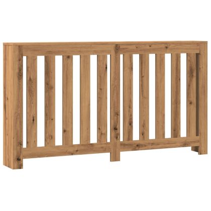 Капак за радиатор, дъб артизан, 149x20x82 см, инженерно дърво