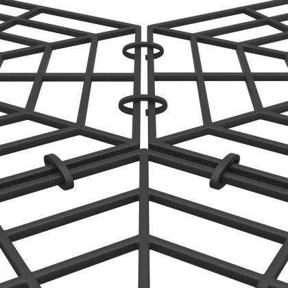 Протектори за дворни езера, 40 бр, черно, полипропилен