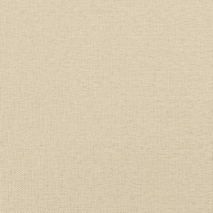 3-местен диван с табуретка, кремав, 180 см, текстил