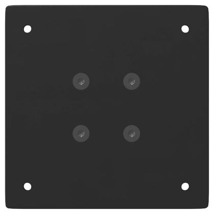 Крака за масичка за кафе, 4 бр., черни, 30 см, стомана