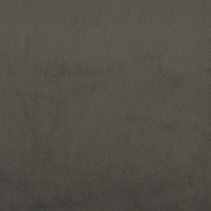 Въртящи се трапезни столове, 6 бр, тъмносиви, кадифе