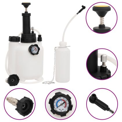 Обезвъздушител за спирачки, бяло и черно, 3 л