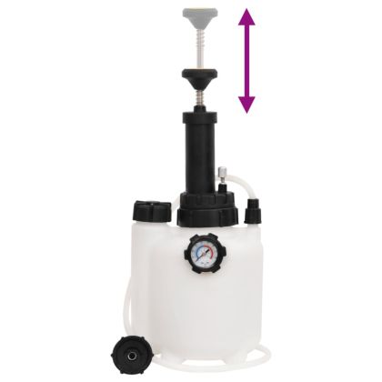 Обезвъздушител за спирачки, бяло и черно, 3 л