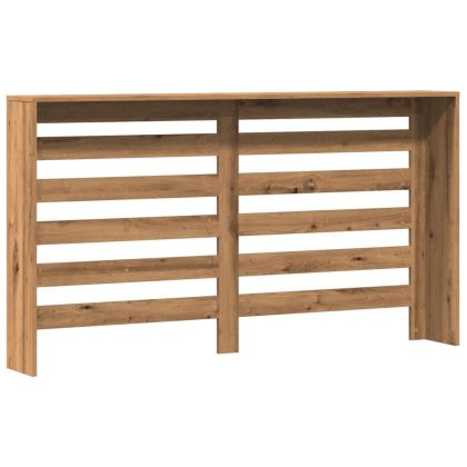 Капак за радиатор, дъб артизан, 149x20x82 см, инженерно дърво