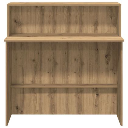 Приемно бюро, дъб артизан, 100x50x103,5 см, инженерно дърво