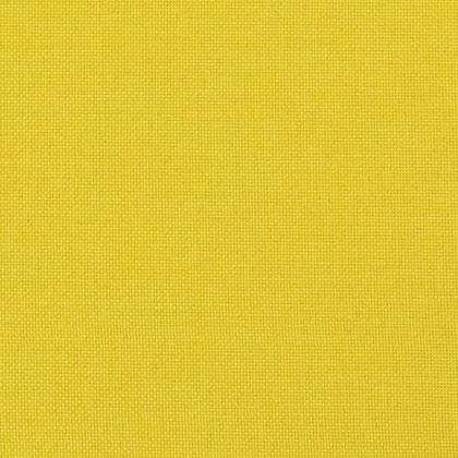 2-местен диван с декоративни възглавници светложълт 120 см плат