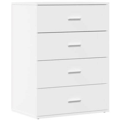 Сайдборди, 2 бр, бели, 60x39x80 см, инженерно дърво