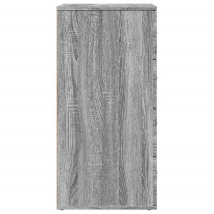 Сайдборди, 2 бр, сив сонома, 60x39x80 см, инженерно дърво