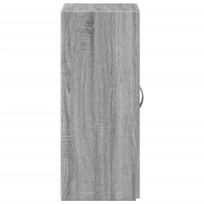 Шкаф за документи, сив сонома, 60x32x77,5 см, инженерно дърво