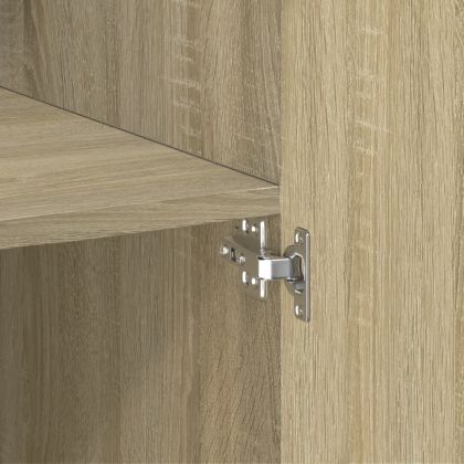 Шкаф за съхранение, дъб сонома, 70x42,5x225 см, инженерно дърво