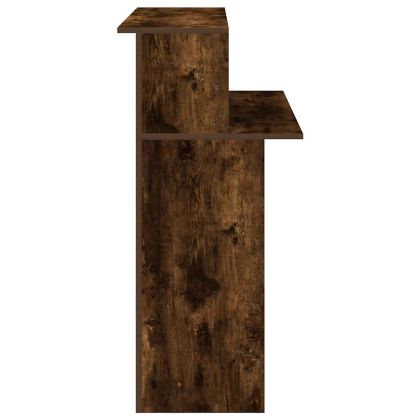 Приемно бюро, опушен дъб, 100x50x103,5 см, инженерно дърво