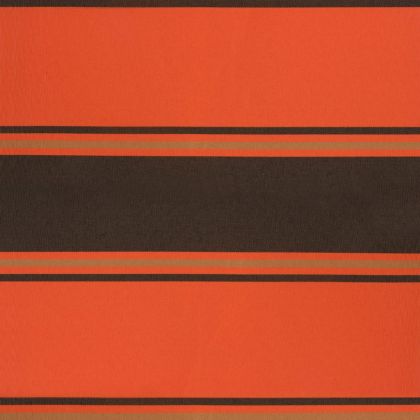 Автоматично прибираща се тента, оранжево и кафяво, 3,5x2,5 м