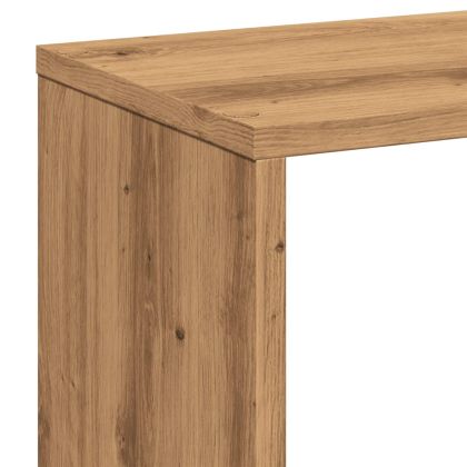 Разделител за стая / библиотека, дъб артизан, 67x25x161,5 см