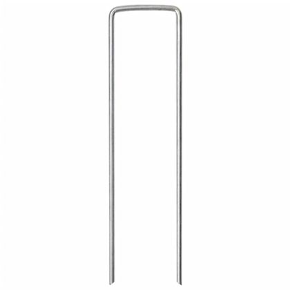 Колчета за земя U-образни 50 бр 15x3,5 см поцинкована стомана