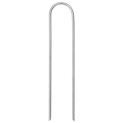 Колчета за земя U-образни 50 бр 15x3,5 см поцинкована стомана