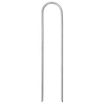 Колчета за земя U-образни 25 бр 15x3,5 см поцинкована стомана