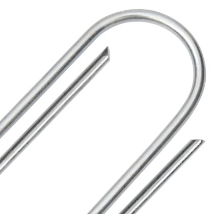 Колчета за земя U-образни 25 бр 15x3,5 см поцинкована стомана