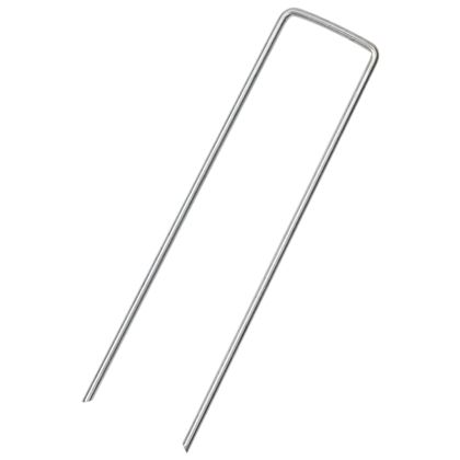 Колчета за земя U-образни 25 бр 15x3,5 см поцинкована стомана