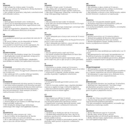 Ограничител за бебешко легло, тъмносив, 180x25 см, плат