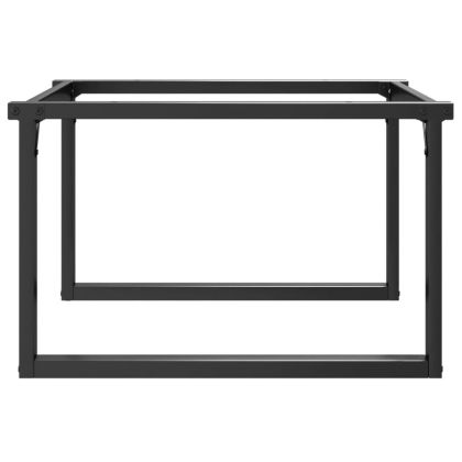 Крака за кафе маса, O-рамка, 80x70x43 см, стомана