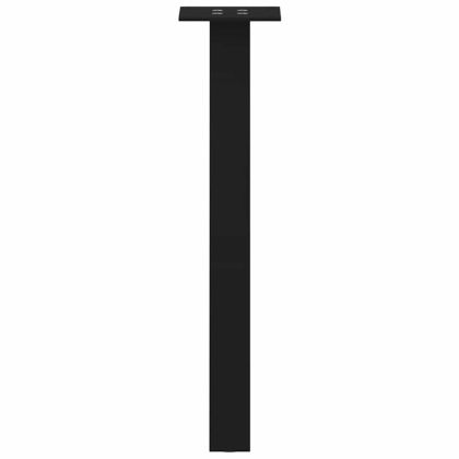 Крака за масичка за кафе, 4 бр., черни, 30 см, стомана