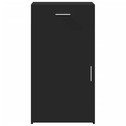 Бюфет, черен, 50x42,5x93 см, инженерно дърво